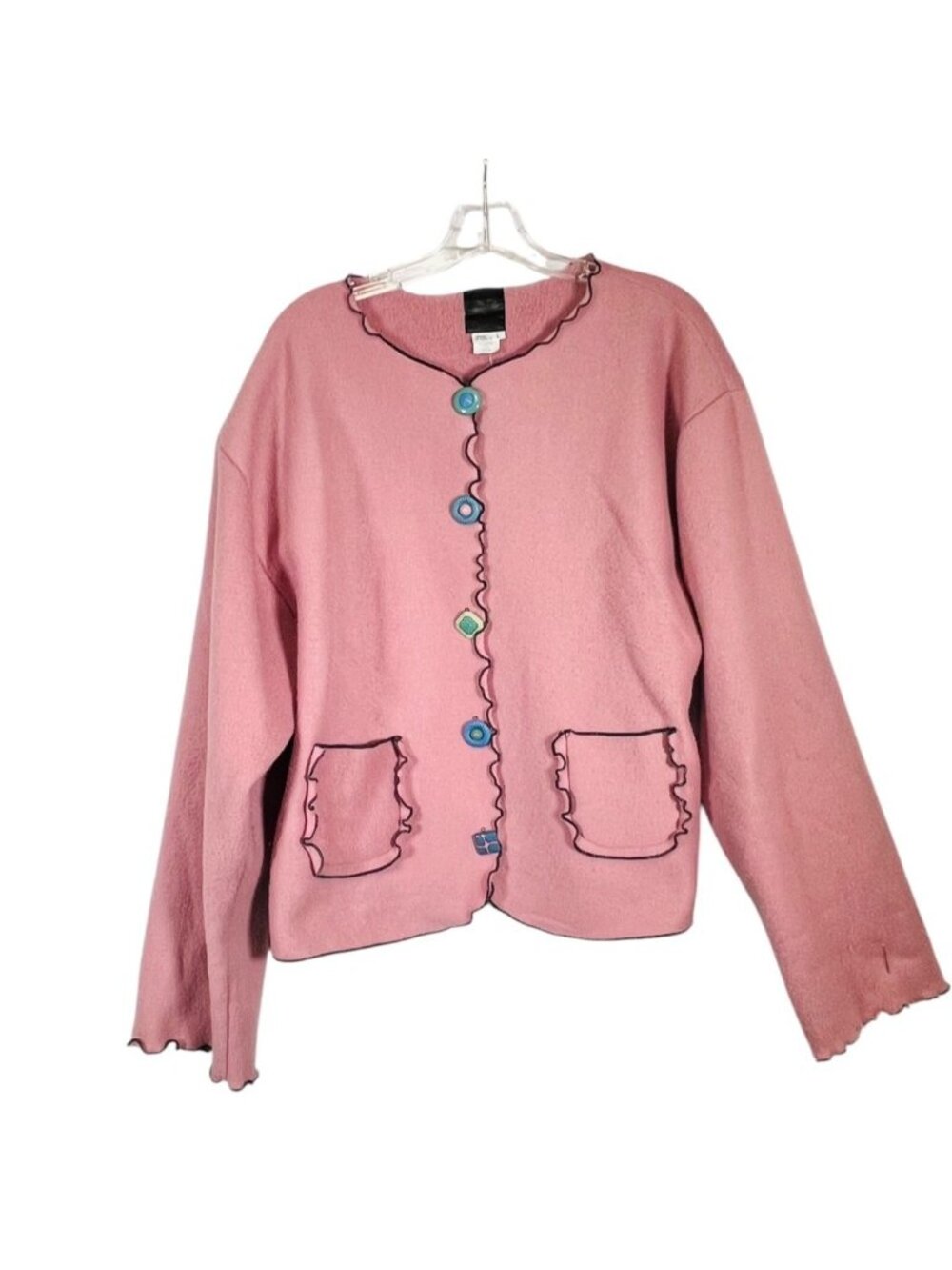 Better Call Saul Wardrobe By Design Pink Cardigan Sweater Prop Haus COA Size L